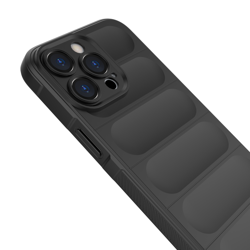 Shield Silicone - Mobile Back Cover for iPhone 15 Pro Max - 6.7 Inches