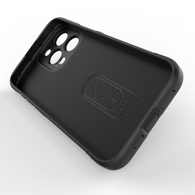 Shield Silicone - Mobile Back Cover for iPhone 15 Pro Max - 6.7 Inches