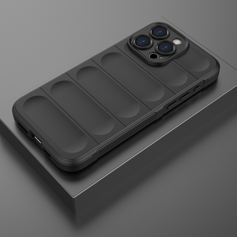 Shield Silicone - Mobile Back Cover for iPhone 15 Pro Max - 6.7 Inches