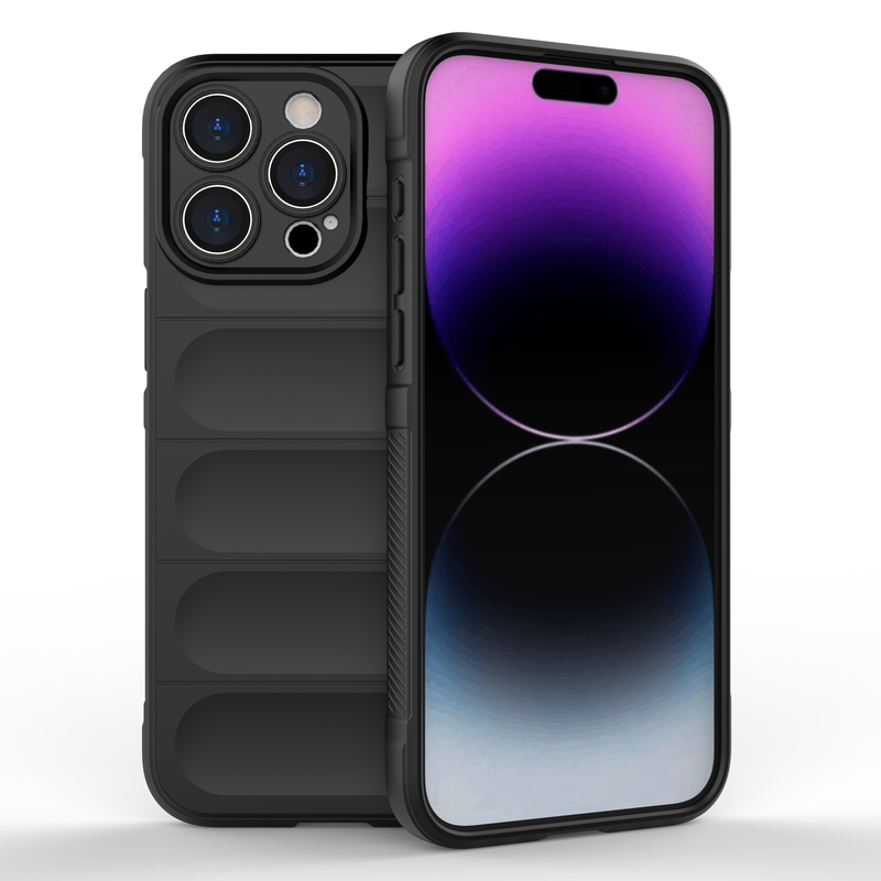 Shield Silicone - Mobile Back Cover for iPhone 15 Pro Max - 6.7 Inches