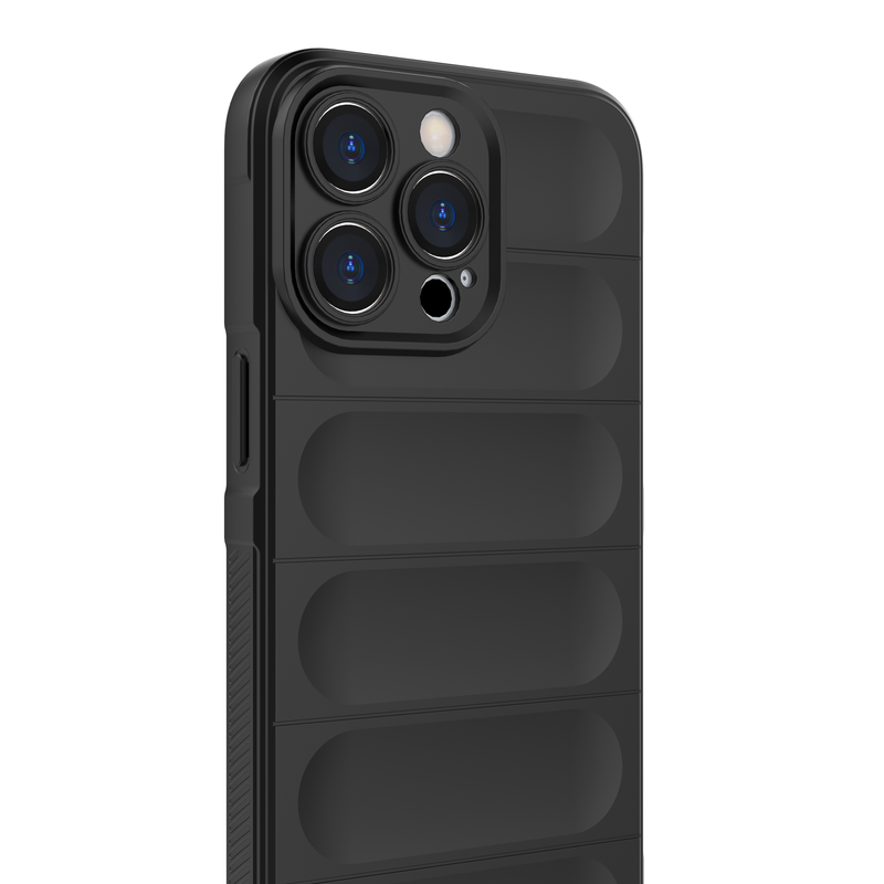Shield Silicone - Mobile Back Cover for iPhone 15 Pro Max - 6.7 Inches