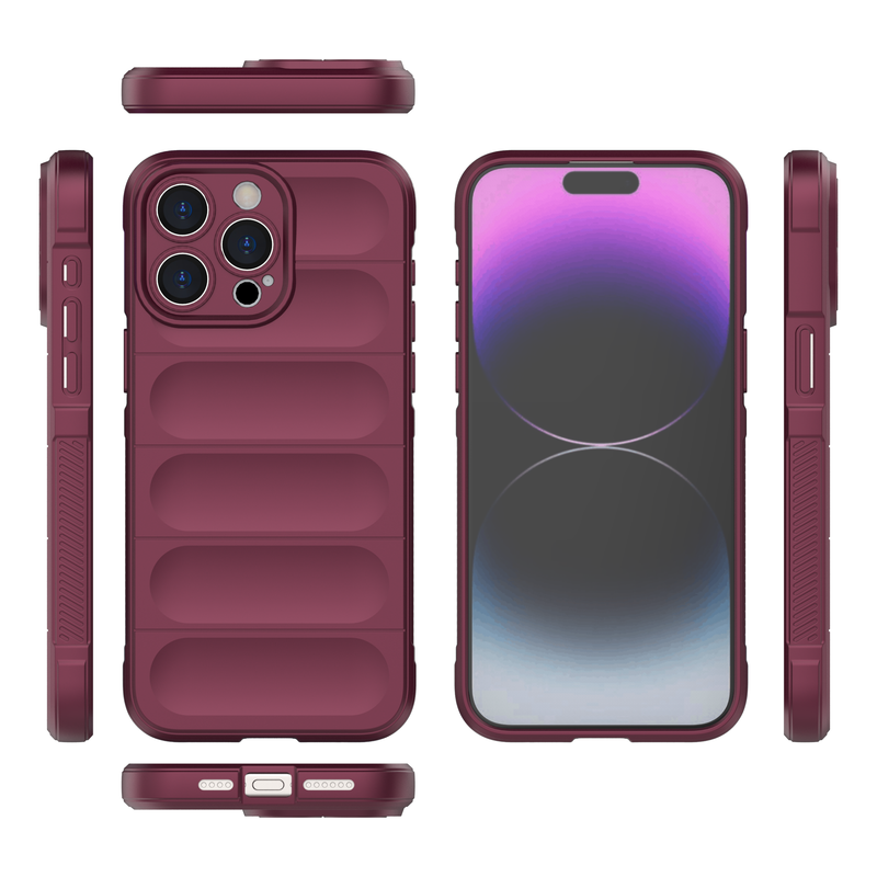 Shield Silicone - Mobile Back Cover for iPhone 15 Pro Max - 6.7 Inches