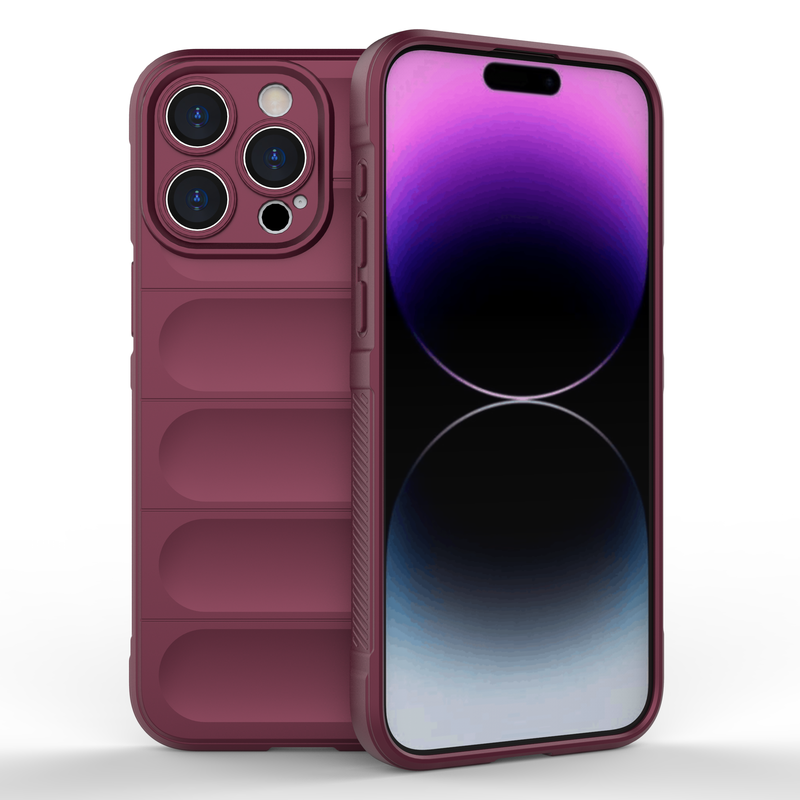Shield Silicone - Mobile Back Cover for iPhone 15 Pro Max - 6.7 Inches