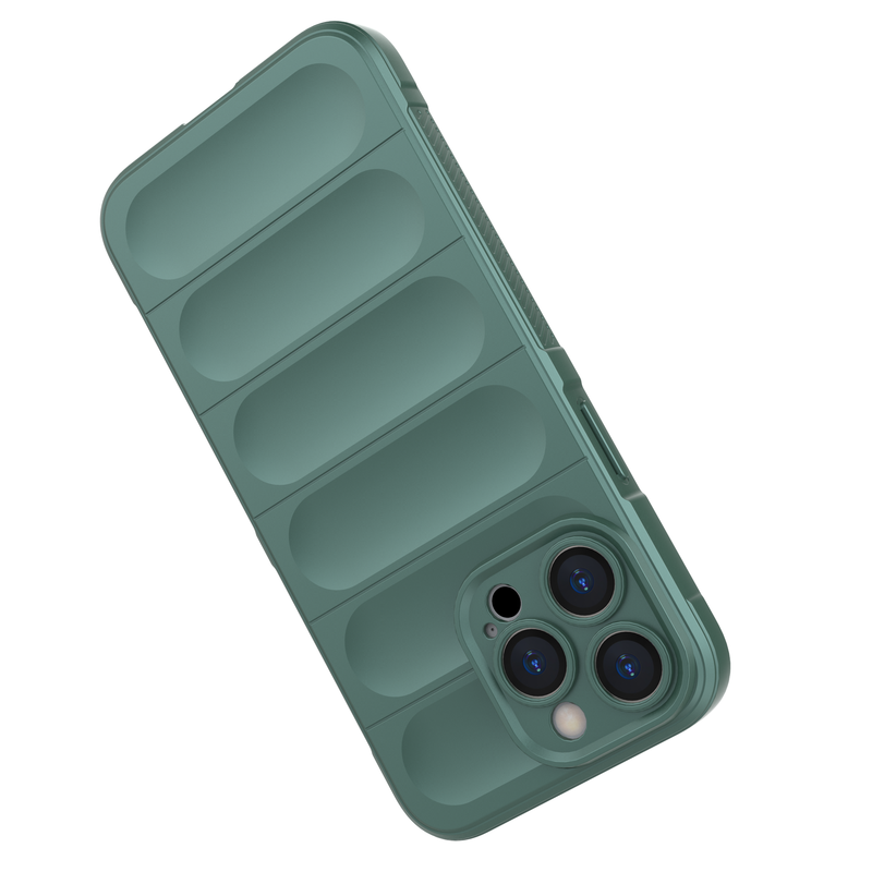 Shield Silicone - Mobile Back Cover for iPhone 15 Pro Max - 6.7 Inches