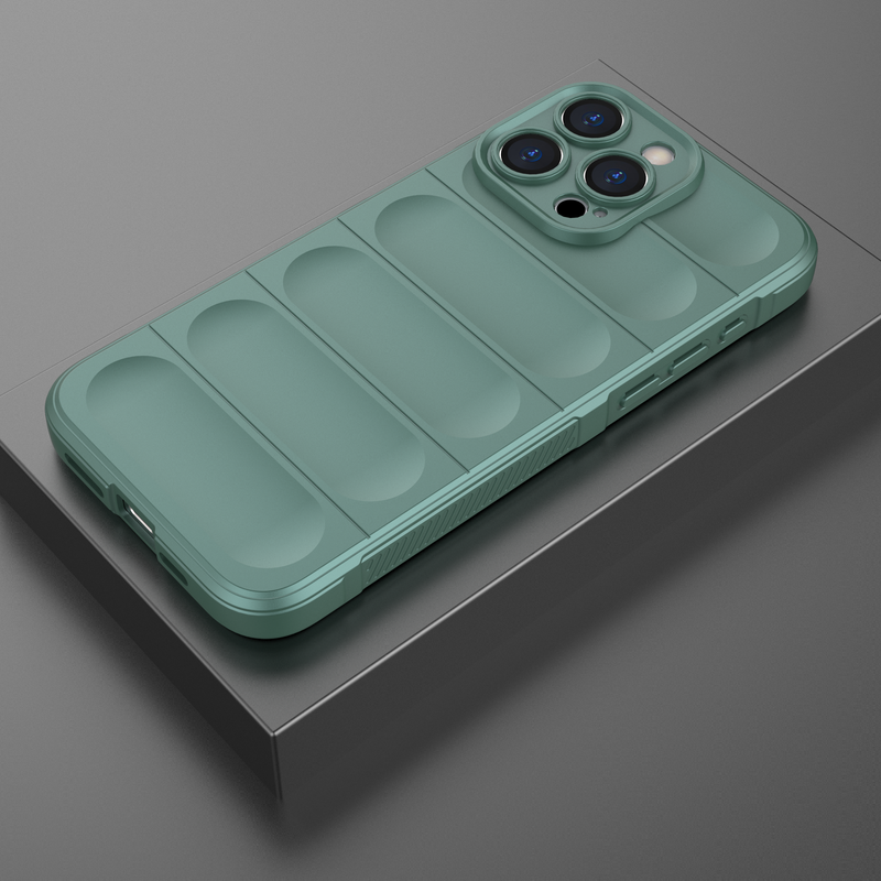 Shield Silicone - Mobile Back Cover for iPhone 15 Pro Max - 6.7 Inches