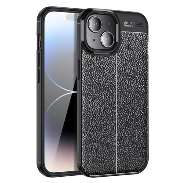Elegant Textured - Mobile Back Cover for iPhone 15 - 6.1 Inches