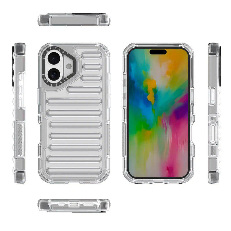 Bumper Track - Back Case for iPhone 16 - 6.1 Inches