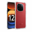nPlusOne clear TPU back cover fitted on iQOO 12 5G