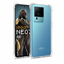 nPlusOne clear TPU back cover fitted on iQOO Neo 7 5G
