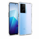 nPlusOne clear TPU back cover fitted on iQOO Z7 5G