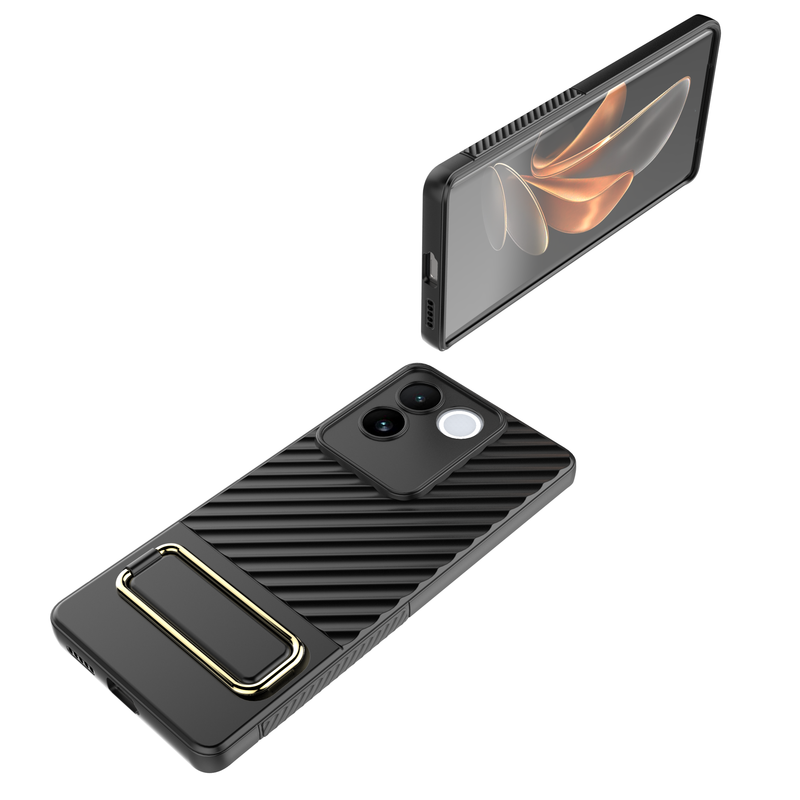 Elegant Silicone - Mobile Back Case for Vivo T2 Pro 5G - 6.78 Inches
