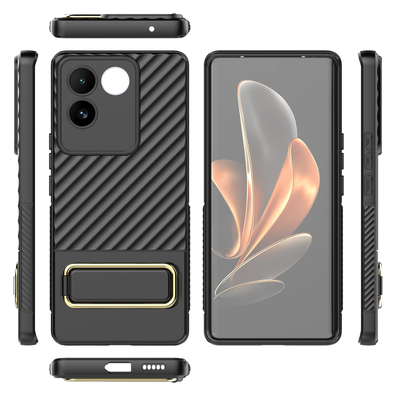 Elegant Silicone - Mobile Back Case for Vivo T2 Pro 5G - 6.78 Inches