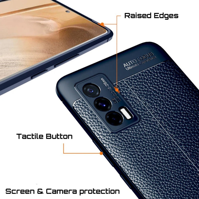 Elegant Textured - Mobile Back Cover for IQOO 7 5G - 6.62 Inches