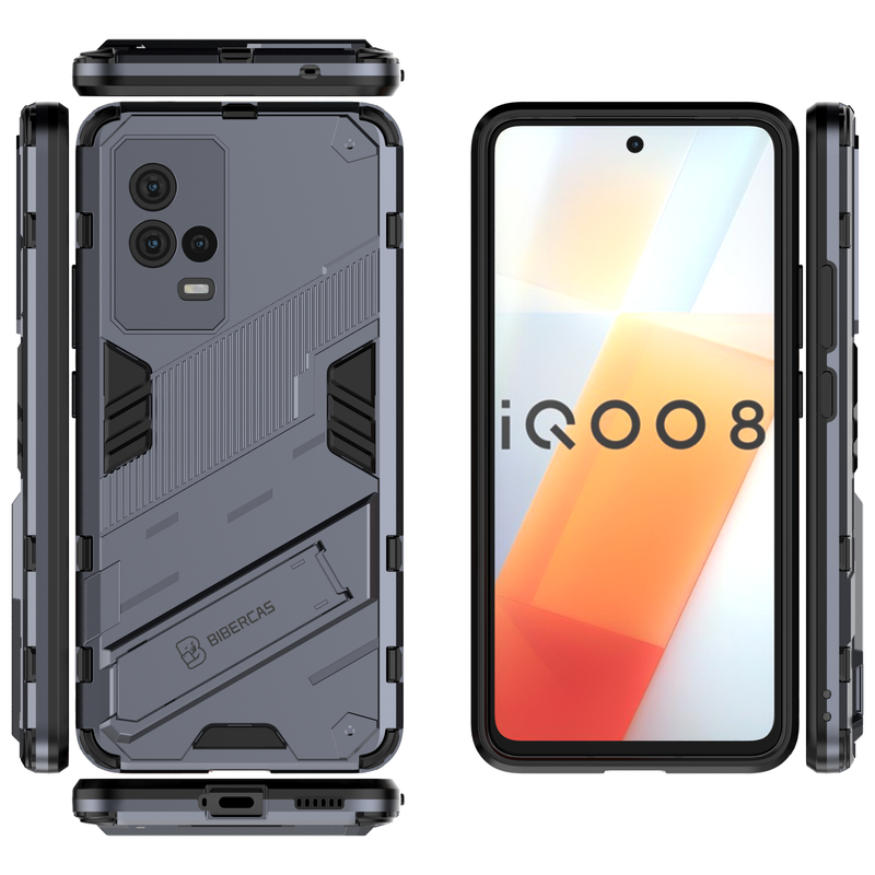Elegant Armour - Mobile Back Case for IQOO 9 5G - 6.56 Inches
