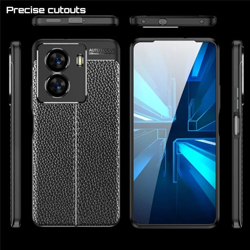 Elegant Textured - Mobile Back Cover for IQOO Z7 5G - 6.38 Inches