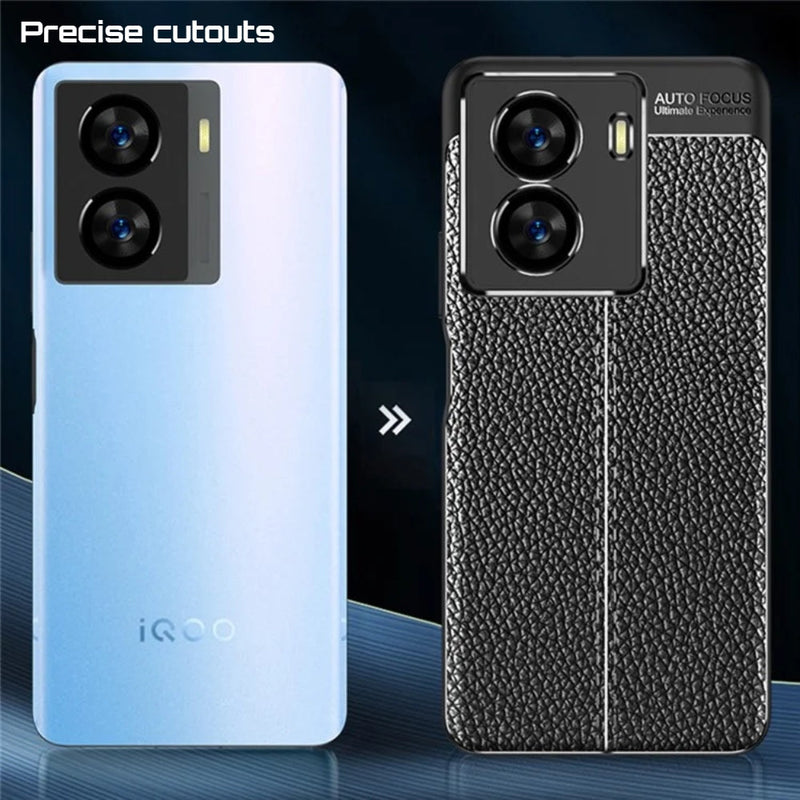 Elegant Textured - Mobile Back Cover for IQOO Z7 5G - 6.38 Inches