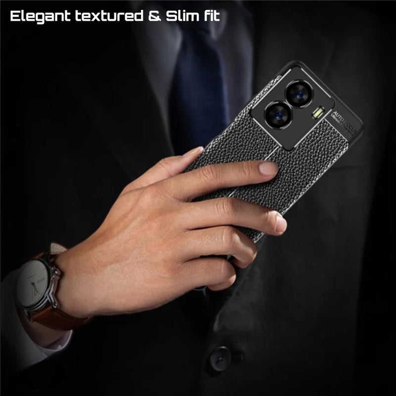 Elegant Textured - Back Case for IQOO Z7s 5G - 6.38 Inches