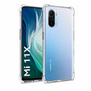 nPlusOne clear TPU back cover fitted on Mi 11X 5G