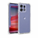 nPlusOne clear TPU back cover fitted on Motorola Edge 50 Pro 5G