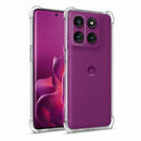 nPlusOne clear TPU back cover fitted on Motorola Edge 60 Pro 5G