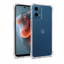 nPlusOne clear TPU back cover fitted on Motorola G34 5G