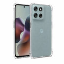 nPlusOne clear TPU back cover fitted on Motorola G56 5G