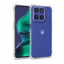 nPlusOne clear TPU back cover fitted on Motorola G57 5G