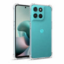 nPlusOne clear TPU back cover fitted on Motorola G57 Power 5G