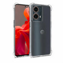 nPlusOne clear TPU back cover fitted on Motorola G85 5G
