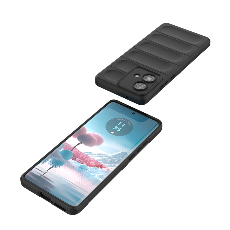 Shield Silicone - Mobile Back Cover for Motorola Moto Edge 40 Neo 5G - 6.55 Inches - (INR 159 Only for prepaid orders)