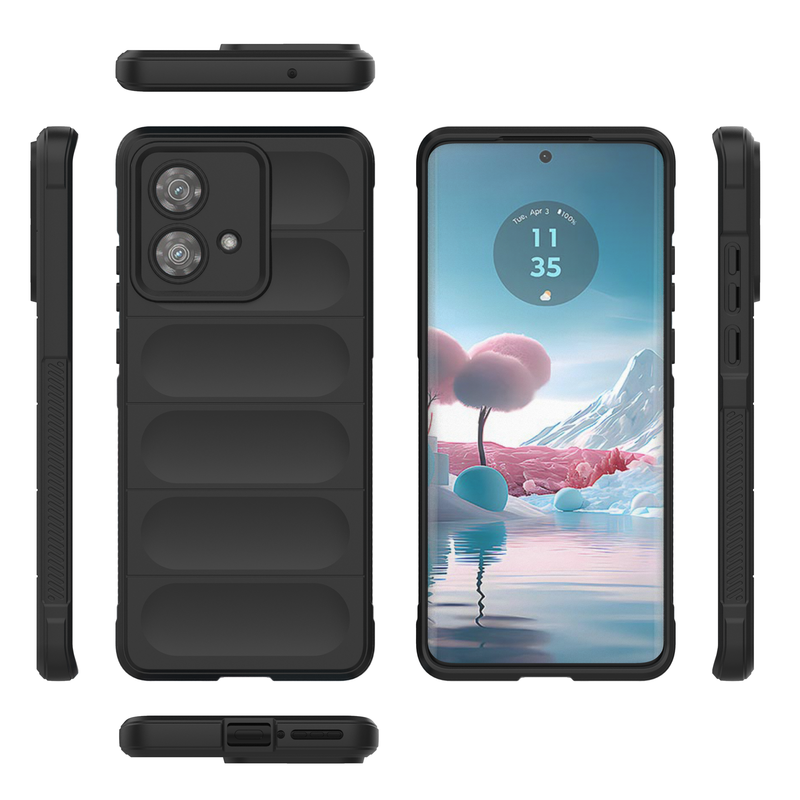 Shield Silicone - Mobile Back Cover for Motorola Moto Edge 40 Neo 5G - 6.55 Inches - (INR 159 Only for prepaid orders)