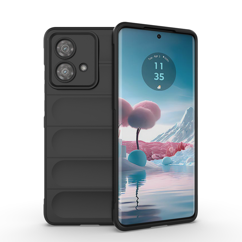 Shield Silicone - Mobile Back Cover for Motorola Moto Edge 40 Neo 5G - 6.55 Inches - (INR 159 Only for prepaid orders)