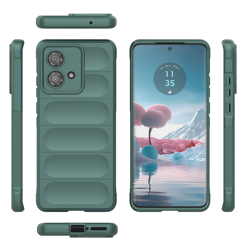 Shield Silicone - Mobile Back Cover for Motorola Moto Edge 40 Neo 5G - 6.55 Inches - (INR 159 Only for prepaid orders)