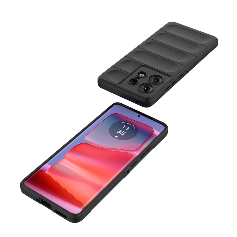 Shield Silicone - Mobile Back Cover for Motorola Moto Edge 50 Pro 5G - 6.7 Inches - (INR 159 Only for prepaid orders)