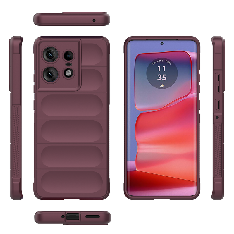 Shield Silicone - Mobile Back Cover for Motorola Moto Edge 50 Pro 5G - 6.7 Inches - (INR 159 Only for prepaid orders)