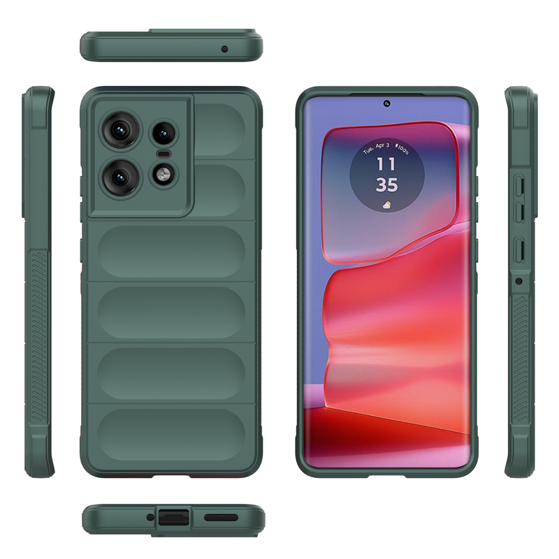 Shield Silicone - Mobile Back Cover for Motorola Moto Edge 50 Pro 5G - 6.7 Inches - (INR 159 Only for prepaid orders)