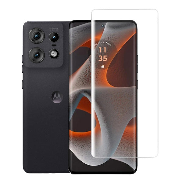 nPlusOne - UV Full Glue Tempered Glass for Motorola Moto Edge 50 Pro 5G - 6.7 Inches