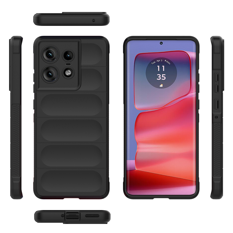 Shield Silicone - Mobile Back Cover for Motorola Moto Edge 50 Pro 5G - 6.7 Inches - (INR 159 Only for prepaid orders)
