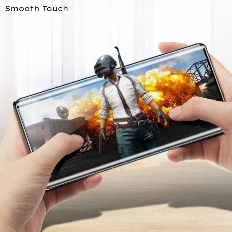 nPlusOne - UV Full Glue Tempered Glass for Motorola Moto Edge 50 Pro 5G - 6.7 Inches