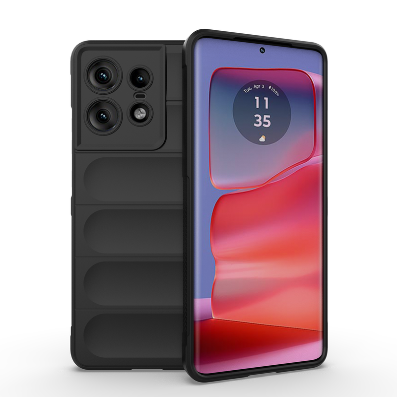 Shield Silicone - Mobile Back Cover for Motorola Moto Edge 50 Pro 5G - 6.7 Inches - (INR 159 Only for prepaid orders)