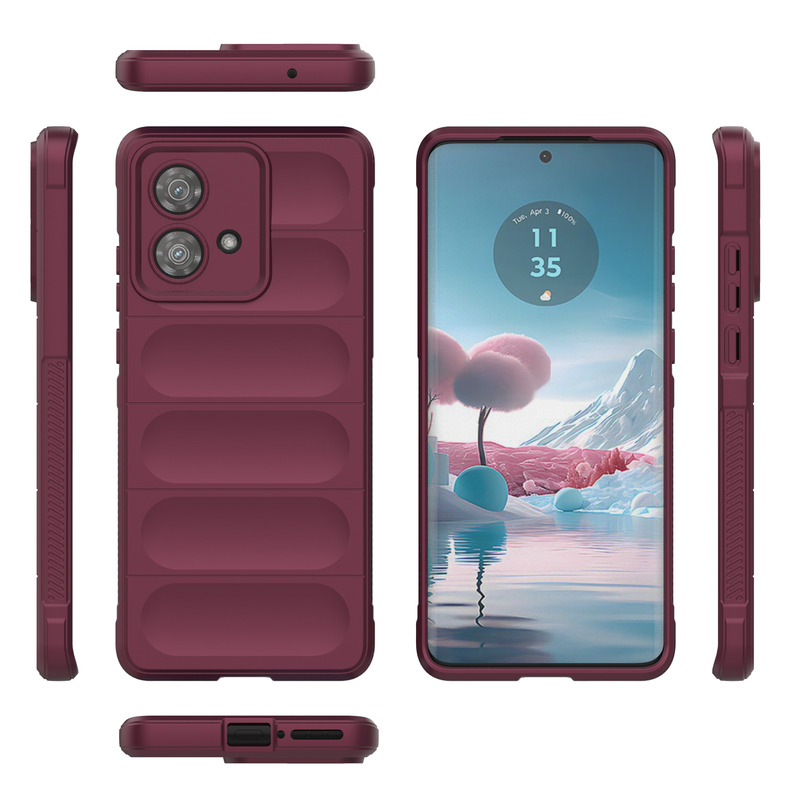 Shield Silicone - Mobile Back Cover for Motorola Moto Edge 40 Neo 5G - 6.55 Inches - (INR 159 Only for prepaid orders)
