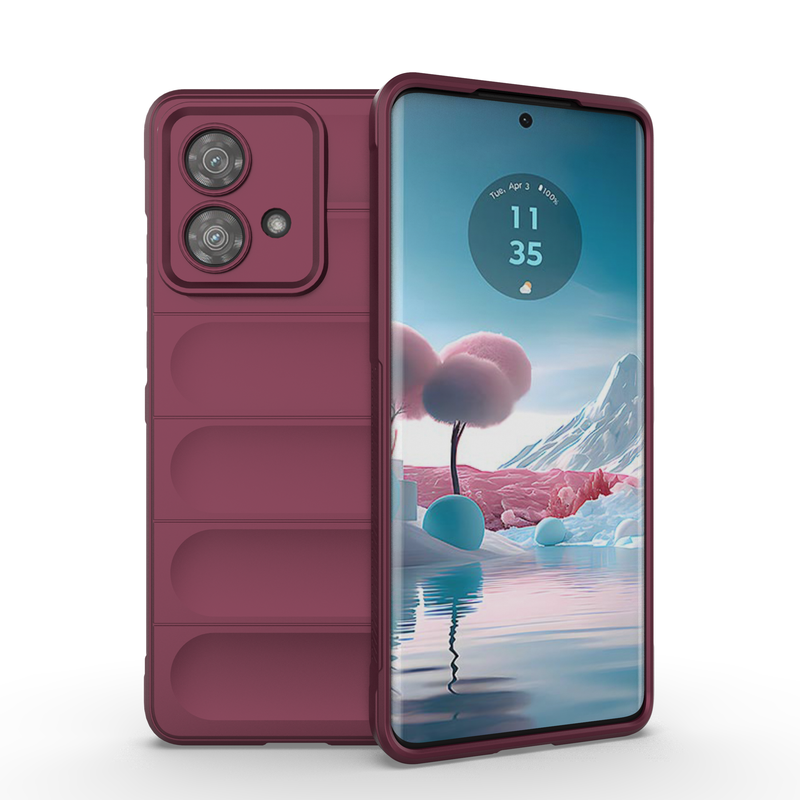Shield Silicone - Mobile Back Cover for Motorola Moto Edge 40 Neo 5G - 6.55 Inches - (INR 159 Only for prepaid orders)