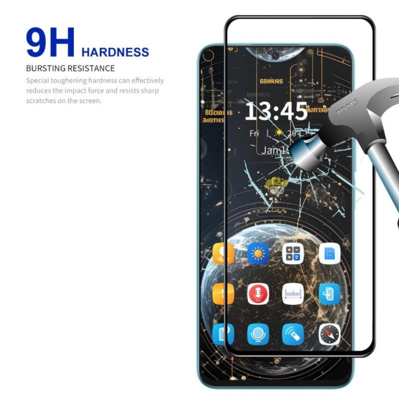 nPlusOne - 9H Tempered Glass for Motorola Moto G04 - 6.56 Inches