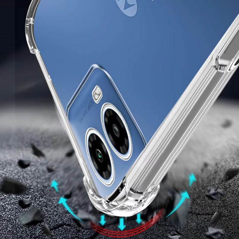 nPlusOne - Bumper Light Weight Back Case for Motorola G45 5G - 6.5 Inches