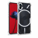 nPlusOne clear TPU back cover fitted on Nothing Phone 1 5G