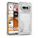 nPlusOne clear TPU back cover fitted on Nothing Phone 4A 5G