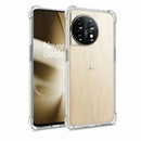 nPlusOne clear TPU back cover fitted on OnePlus 11 5G