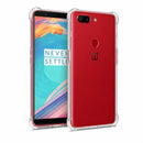 nPlusOne clear TPU back cover fitted on OnePlus 5T 4G