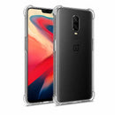nPlusOne clear TPU back cover fitted on OnePlus 6 4G