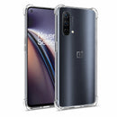 nPlusOne clear TPU back cover fitted on OnePlus Nord CE 5G